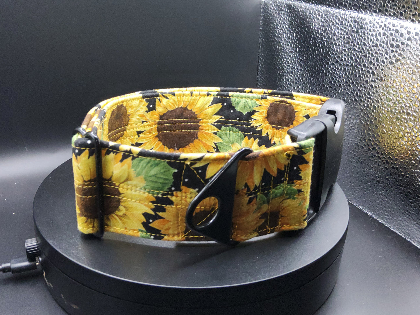 🌻 2" Sunflower Dog Collar