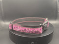 Pink Hearts Adjustable Dog Collar – Durable Nylon with Quick-Release Buckle