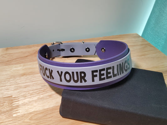 💜Purple Feelings- Layered Biothane Dog Collar