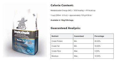 Inukshuk Professional Dog Food Marine 26/16