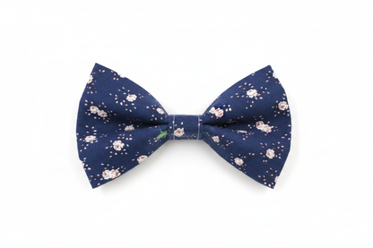 Collar Bow - Navy Floral