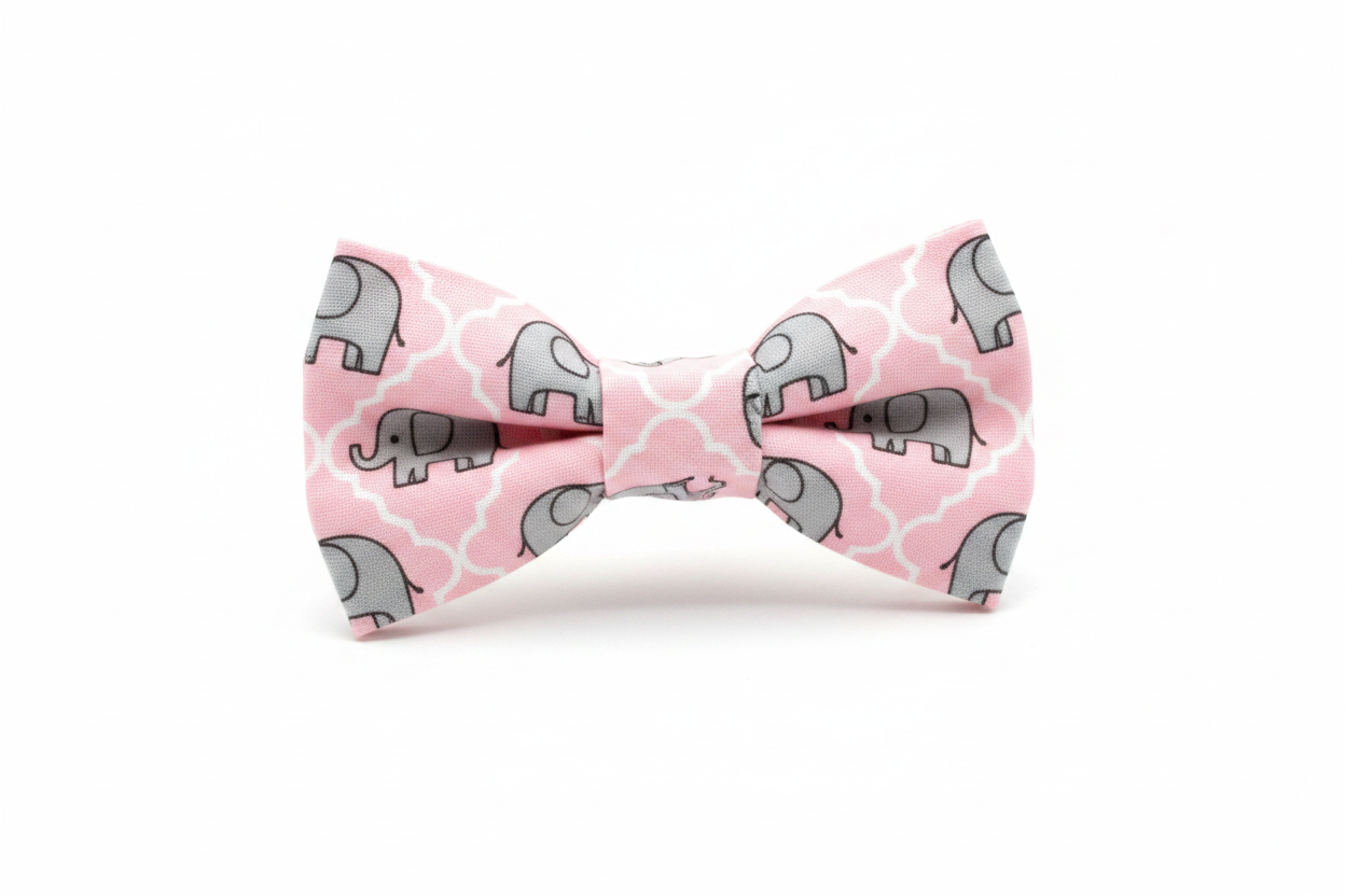 Pink Elephant Bow 2