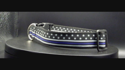 Blue Line Dog Collar