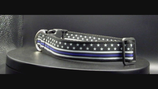 Blue Line Dog Collar