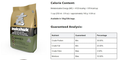 Inukshuk Professional Dog Food 30/25