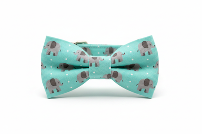 Teal Elephant Bow